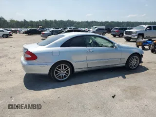2008 Mercedes-Benz CLK 350 with VIN WDBTJ56H78F249908, listed as a Copart auction lot 61868015 with 124,620 mi miles and Salvage title. Bid and sale history available at DreamBid. Image 3.