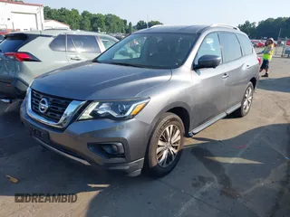 2018 Nissan Pathfinder Platinum with VIN 5N1DR2MM8JC637360, listed as a IAAI auction lot 42549095 with 93,585 mi miles and . Bid and sale history available at DreamBid. Image 2.