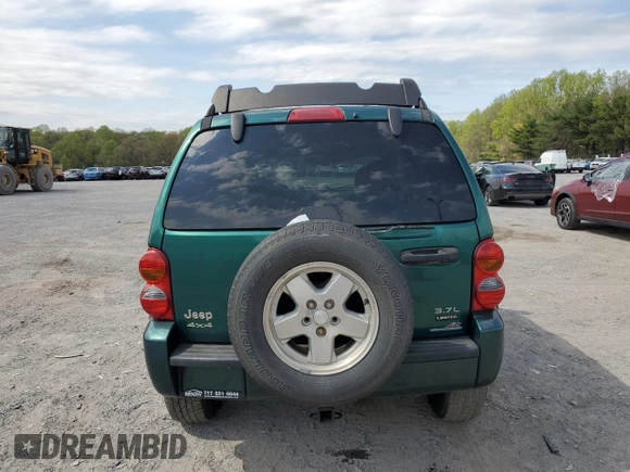 2004 Jeep Liberty Limited with VIN 1J4GL58K94W177748, listed as a Copart auction lot 54053215 with 95,471 mi miles and Salvage Title. Bid and sale history available at carsss.com. Image 6.