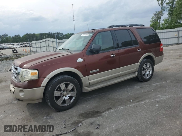 2008 Ford Expedition Eddie Bauer с VIN 1FMFU17528LA69851, выставлен на аукционе Copart как лот 53881095 с пробегом 165 117 миль миль и Списание • Salvage title. История ставок и продаж доступна на DreamBid. Изображение 1.