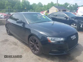 2014 Audi A5 Premium Plus with VIN WAULFAFR4EA012108, listed as a IAAI auction lot 42270933 with 153,565 mi miles and . Bid and sale history available at DreamBid. Image 1.