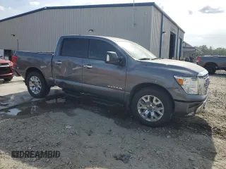 2023 Nissan Titan SV with VIN 1N6AA1EF8PN115329, listed as a Copart auction lot 55326915 with 19,647 mi miles and Salvage title. Bid and sale history available at DreamBid. Image 4.