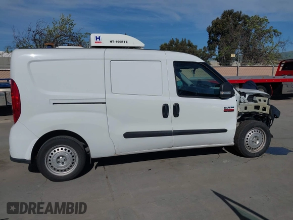 2022 Ram ProMaster City Cargo Tradesman with VIN ZFBHRFAB5N6Y45879, listed as a IAAI auction lot 41970512 with 12,584 mi miles and . Bid and sale history available at DreamBid. Image 14.