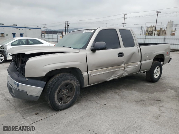 2003 Chevrolet Silverado 1500 LS with VIN 1GCEK19T83Z221767, listed as a Copart auction lot 50983595 with 0 mi miles and Salvage Title. Bid and sale history available at carsss.com. Image 1.