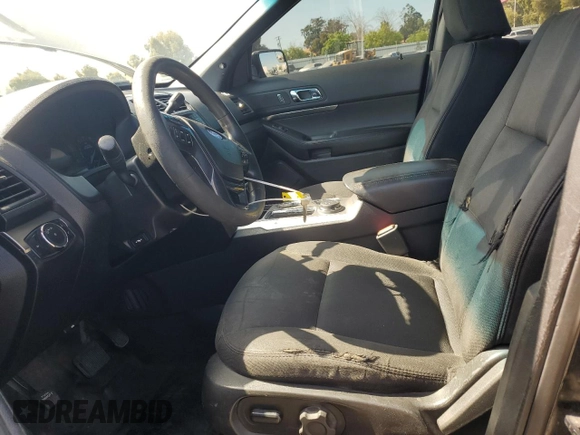 2017 Ford Police Interceptor Utility with VIN 1FM5K8AR5HGA24319, listed as a Copart auction lot 62778735 with 148,311 mi miles and Salvage title. Bid and sale history available at DreamBid. Image 7.