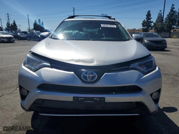2016 Toyota RAV4 Hybrid XLE with VIN JTMRJREV9GD036558, listed as a Copart auction lot 50341975 with 80,348 mi miles and Salvage Title. Bid and sale history available at carsss.com. Image 5.