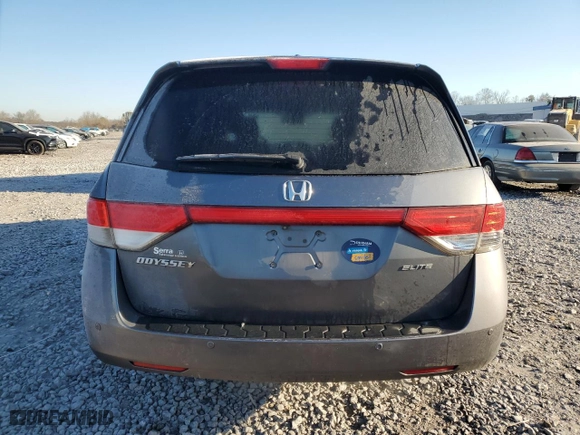 2014 Honda Odyssey Touring with VIN 5FNRL5H90EB049691, listed as a Copart auction lot 42242035 with 145,970 mi miles and Salvage Title. Bid and sale history available at carsss.com. Image 6.