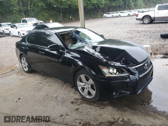 2013 Lexus GS 350 with VIN JTHBE1BL0D5001566, listed as a Copart auction lot 61462385 with 207,984 mi miles and Salvage title. Bid and sale history available at DreamBid. Image 4.
