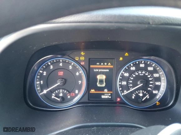 2023 Hyundai Kona SE with VIN KM8K22AB2PU025639, listed as a Copart auction lot 42681715 with 58,087 mi miles and Salvage Title. Bid and sale history available at carsss.com. Image 9.
