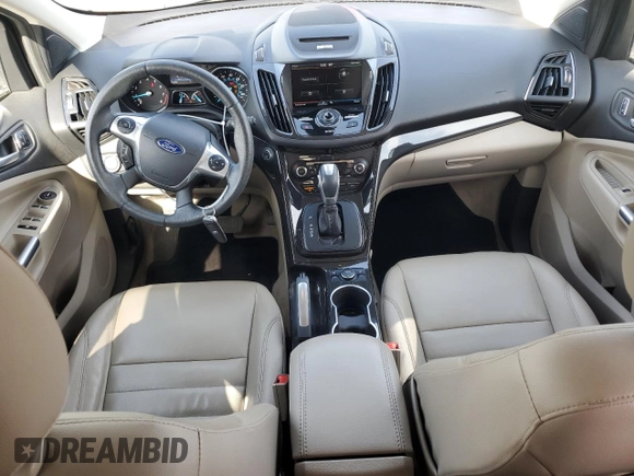 2015 Ford Escape Titanium with VIN 1FMCU0J98FUA46879, listed as a Copart auction lot 51173555 with 72,093 mi miles and Salvage Title. Bid and sale history available at DreamBid. Image 8.