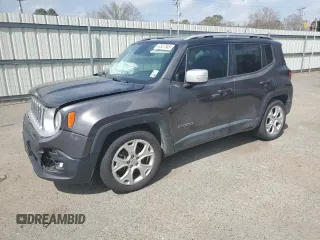 2018 Jeep Renegade Limited z VIN ZACCJADB4JPH26192, wystawiony jako Copart lot #47827845 z przebiegiem 78 035 mil mil oraz Szkoda całkowita • Salvage title. Historia ofert i sprzedaży dostępna na DreamBid. Obrazek 1.