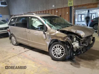 2009 Toyota Sienna XLE with VIN 5TDZK22C19S236333, listed as a Copart auction lot 46102125 with 177,302 mi miles and Non repairable. Bid and sale history available at DreamBid. Image 4.