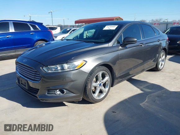 2016 Ford Fusion S with VIN 3FA6P0G70GR245860, listed as a IAAI auction lot 41208849 with 123,565 mi miles. Bid and sale history available at carsss.com. Image 2.
