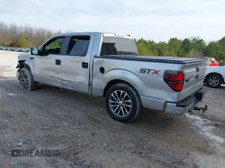 2014 Ford F-150 XL with VIN 1FTFW1CF9EKD01358, listed as a IAAI auction lot 41618800 with 220,888 mi miles. Bid and sale history available at carsss.com. Image 3.
