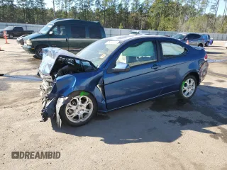 2008 Ford Focus SE with VIN 1FAHP33N38W181245, listed as a Copart auction lot 88839155 with 0 mi miles and Salvage Title. Bid and sale history available at carsss.com. Image 1.