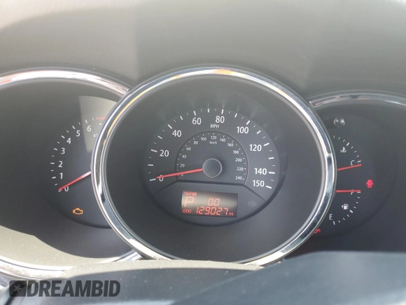 2013 Kia Sorento LX with VIN 5XYKT4A27DG391137, listed as a Copart auction lot 65649105 with 129,027 mi miles and Clean title. Bid and sale history available at DreamBid. Image 9.