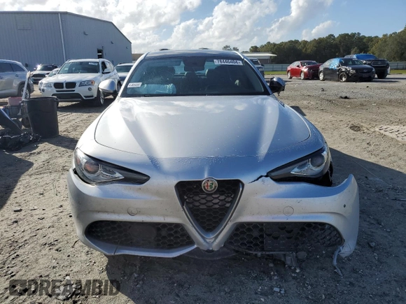 2019 Alfa Romeo Giulia Ti Sport with VIN ZARFANBN9K7603137, listed as a Copart auction lot 78446404 with 0 mi miles and Non Repairable. Bid and sale history available at carsss.com. Image 5.
