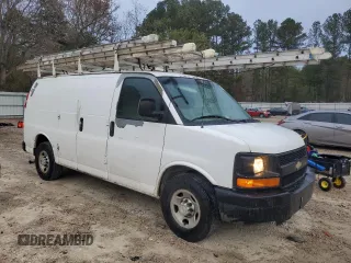 2010 Chevrolet Express Cargo with VIN 1GCZGFBG7A1138291, listed as a Copart auction lot 51048385 with 217,024 mi miles and Salvage title. Bid and sale history available at DreamBid. Image 4.