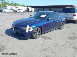 2017 Alfa Romeo Giulia Ti with VIN ZARFAECN3H7556727, listed as a IAAI auction lot 41901444 with 96,678 mi miles. Bid and sale history available at carsss.com. Image 2.