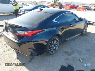2015 Lexus RC 350 F Sport with VIN JTHHE5BC3F5004742, listed as a IAAI auction lot 42235743 with 108,388 mi miles and . Bid and sale history available at DreamBid. Image 4.