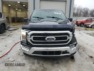 2022 Ford F-150 XL with VIN 1FTEW1EPXNKD65345, listed as a Copart auction lot 43412035 with 56,312 mi miles and Salvage Title. Bid and sale history available at carsss.com. Image 5.
