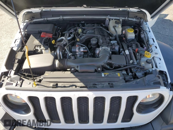 2023 Jeep Wrangler Sport Altitude with VIN 1C4HJXDG3PW623930, listed as a Copart auction lot 46733035 with 26,032 mi miles and Salvage Title. Bid and sale history available at DreamBid. Image 14.