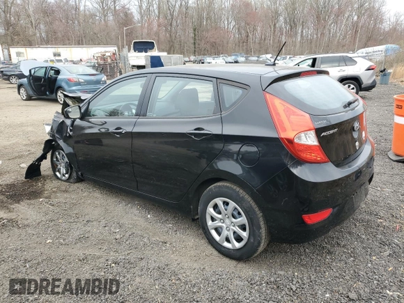 2014 Hyundai Accent GS with VIN KMHCT5AE7EU164871, listed as a Copart auction lot 51060725 with Not Provided miles and Salvage Title. Bid and sale history available at carsss.com. Image 2.