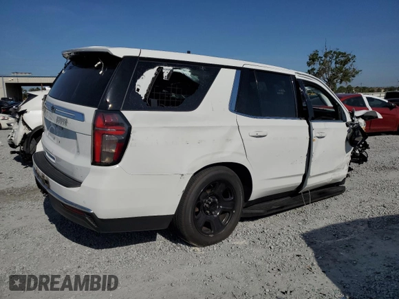 2023 Chevrolet Tahoe with VIN 1GBSCLED2PR328687, listed as a Copart auction lot 55007205 with 23,366 mi miles and Non repairable. Bid and sale history available at DreamBid. Image 3.