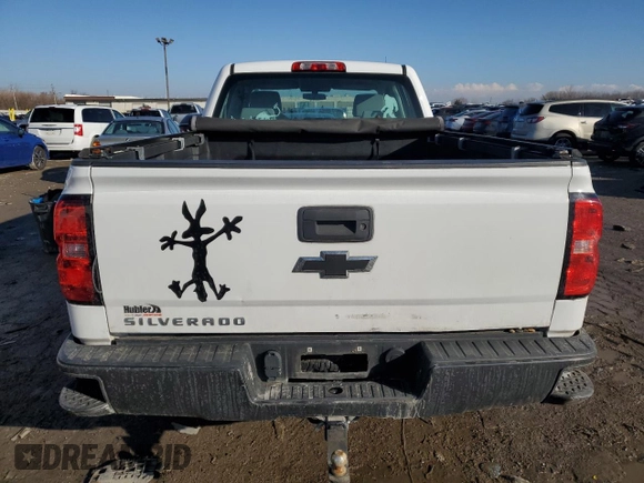 2014 Chevrolet Silverado 1500 Work Truck with VIN 1GCVKPEH3EZ325431, listed as a Copart auction lot 45658745 with 127,421 mi miles and Salvage Title. Bid and sale history available at DreamBid. Image 6.