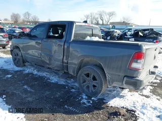 2020 Ram 1500 Big Horn with VIN 1C6SRFFT8LN182905, listed as a IAAI auction lot 41398009 with 53,268 mi miles. Bid and sale history available at carsss.com. Image 3.