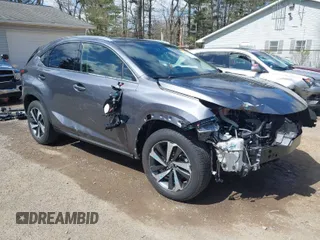 2018 Lexus NX with VIN JTJBARBZ1J2160087, listed as a IAAI auction lot 41975528 with 39,056 mi miles. Bid and sale history available at carsss.com. Image 1.