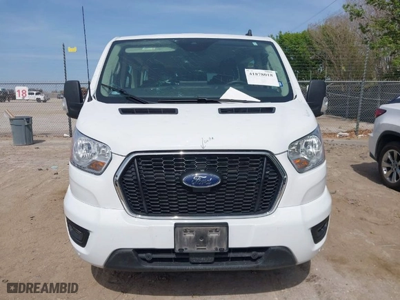 2022 Ford Transit Passenger Wagon XL with VIN 1FBAX2Y81NKA44210, listed as a IAAI auction lot 41878018 with 60,867 mi miles. Bid and sale history available at carsss.com. Image 12.