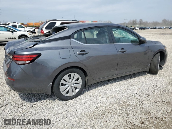 2020 Nissan Sentra S with VIN 3N1AB8BV5LY299889, listed as a Copart auction lot 52877605 with 8,971 mi miles and Salvage Title. Bid and sale history available at carsss.com. Image 3.