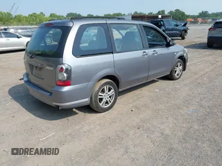 2004 Mazda MPV LX with VIN JM3LW28AX40500247, listed as a IAAI auction lot 42545659 with 255,316 mi miles and . Bid and sale history available at DreamBid. Image 4.