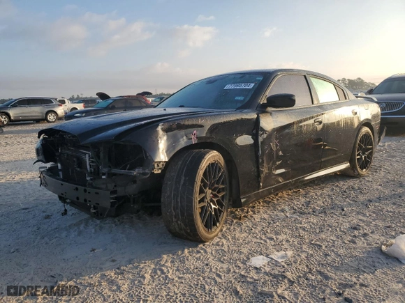 2012 Dodge Charger SRT8 with VIN 2C3CDXEJ8CH103618, listed as a Copart auction lot 77995704 with 0 mi miles and Salvage Title. Bid and sale history available at carsss.com. Image 1.