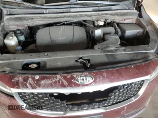 2015 Kia Sedona LX with VIN KNDMB5C13F6033903, listed as a Copart auction lot 88105815 with 234,755 mi miles and Salvage Title. Bid and sale history available at carsss.com. Image 12.