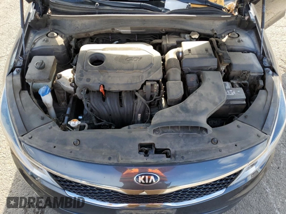 2017 Kia Optima LX with VIN 5XXGT4L32HG156845, listed as a Copart auction lot 76312814 with 124,810 mi miles and Clean Title. Bid and sale history available at carsss.com. Image 11.