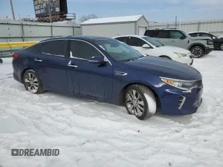 2016 Kia Optima SX Turbo with VIN 5XXGW4L2XGG041293, listed as a Copart auction lot 44734105 with 114,228 mi miles and Salvage Title. Bid and sale history available at carsss.com. Image 4.
