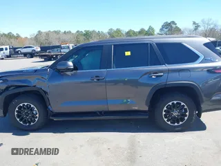 2024 Toyota Sequoia SR5 with VIN 7SVAAABA8RX047798, listed as a IAAI auction lot 41812410 with 7,411 mi miles. Bid and sale history available at carsss.com. Image 14.