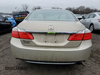 2015 Honda Accord LX with VIN 1HGCR2F37FA074147, listed as a Copart auction lot 43348375 with 186,344 mi miles and Salvage Title. Bid and sale history available at DreamBid. Image 6.