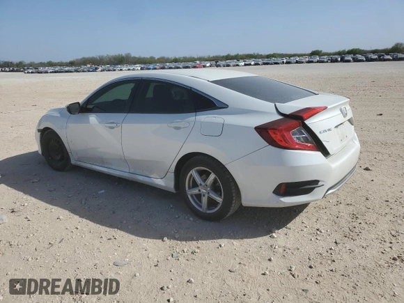 2019 Honda Civic LX with VIN 19XFC2F66KE032115, listed as a Copart auction lot 49278695 with 75,445 mi miles and Salvage Title. Bid and sale history available at DreamBid. Image 2.