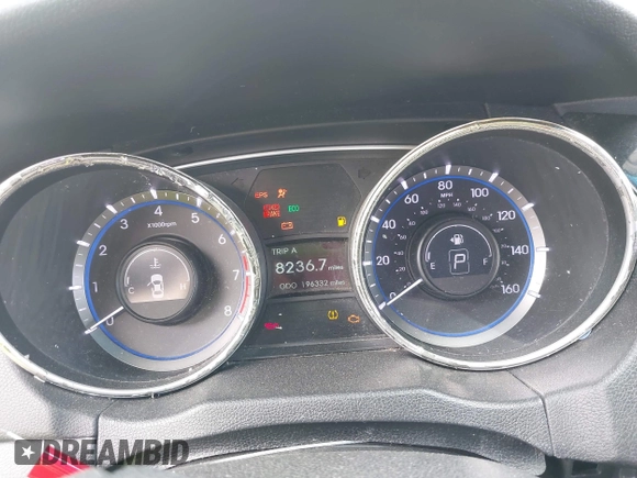 2011 Hyundai Sonata Limited with VIN 5NPEC4ACXBH290217, listed as a IAAI auction lot 41902803 with 196,332 mi miles and . Bid and sale history available at DreamBid. Image 7.