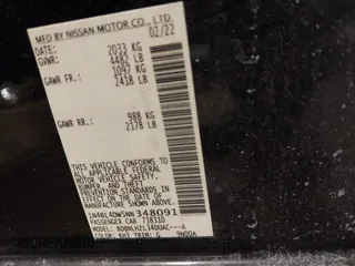 2022 Nissan Altima SV with VIN 1N4BL4DW5NN348091, listed as a IAAI auction lot 41406643 with 39,931 mi miles and . Bid and sale history available at DreamBid. Image 9.