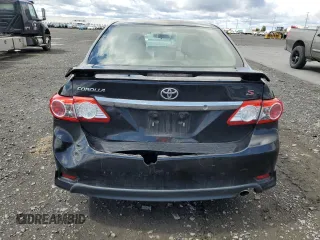 2013 Toyota Corolla L with VIN 2T1BU4EE6DC919280, listed as a Copart auction lot 54612125 with 111,255 mi miles and Salvage Title. Bid and sale history available at carsss.com. Image 6.