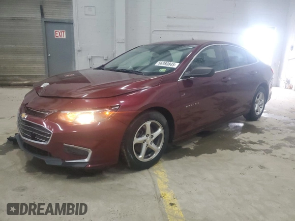 2016 Chevrolet Malibu LS с VIN 1G1ZB5ST1GF262194, выставлен на аукционе Copart как лот 56980845 с пробегом 123 523 миль миль и Чистый • Clean title. История ставок и продаж доступна на DreamBid. Изображение 1.