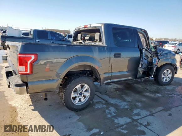 2015 Ford F-150 XLT with VIN 1FTEW1C82FFA58841, listed as a Copart auction lot 44627955 with 198,202 mi miles and Salvage Title. Bid and sale history available at carsss.com. Image 3.