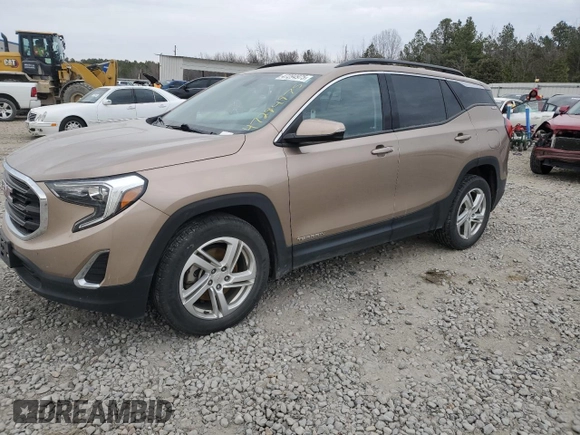 2018 GMC Terrain SLE with VIN 3GKALMEX2JL210620, listed as a Copart auction lot 47294975 with 71,434 mi miles and Salvage Title. Bid and sale history available at carsss.com. Image 1.