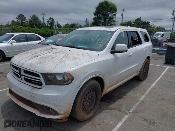 2015 Dodge Durango R/T with VIN 1C4SDJCT4FC938647, listed as a IAAI auction lot 42370175 with 179,686 mi miles and . Bid and sale history available at DreamBid. Image 2.