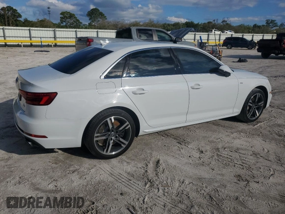 2017 Audi A4 Prestige with VIN WAUFNAF43HN011808, listed as a Copart auction lot 46702035 with 98,205 mi miles and Salvage Title. Bid and sale history available at carsss.com. Image 3.