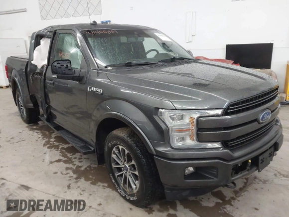 2019 Ford F-150 XL with VIN 1FTEW1EPXKFB39407, listed as a IAAI auction lot 41466854 with 95,647 mi miles. Bid and sale history available at carsss.com. Image 1.